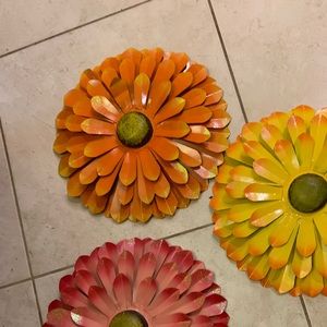 3 Sunflower wall decor